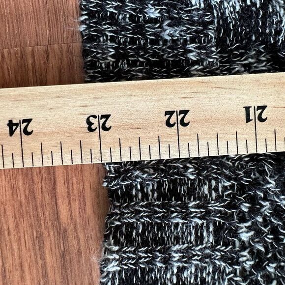 Knit Minded Short Sleeve Cardigan Black, White, Gray| Size XL - Picture 8 of 12